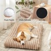 JOEJOY  Super Soft Calming Pet Bed, Reversible Plush Mat with Anti-Slip Base, Comfortable Pad for Dog Crate & Furniture Protection - 4 of 4
