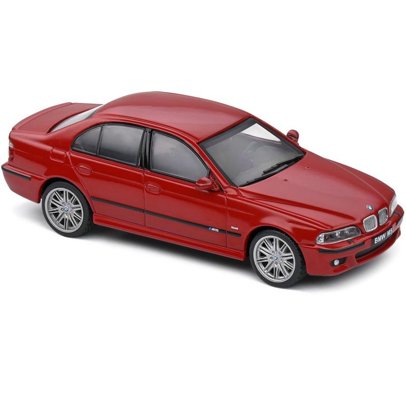 2003 BMW E39 M5 Imola Red 1/43 Diecast Model Car by Solido, 4 of 6