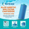 Hurricane Filters Elite Aseptic Spa Filter Cartridge for Unicel 4CH-24, PGS25P4, Filbur FC-0131, After Hours Spas, Nemco Spas, and Threaded 25 - 2 of 4