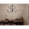 Karthe 42" 12 Light Chandelier Black - 3 of 4