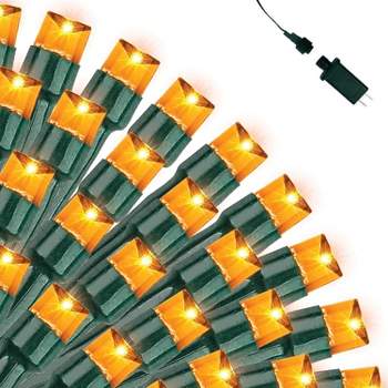 Joiedomi 42.9ft Orange LED Mini String Lights with 8 Modes