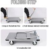 Acekool Heavy Duty Platform Hand Truck, 36x24 Inch Steel Platform, 2000 lbs Capacity, 26.4 Inch Ergonomic Handle, Smooth Rolling Wheels - 4 of 4