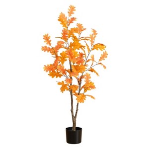 HomeStock  4 ft. Artificial Tree in Pot for Indoor/Outdoor - 1 of 4