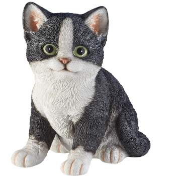 Collections Etc Hand-Painted Realistic Pretty Kitty Figurine