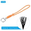 Unique Bargains Braided Wrist Polyester Keychain Wallets Badges Lanyard with Hook 2 Pcs - 3 of 4