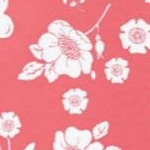 sweet coral butterfly ditsy