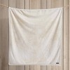 50"x60" Faux Fur Solid Reversible Throw Blanket Natural - Eddie Bauer - 3 of 4