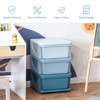 Whisen 3 Tier Kids Storage Unit, 9 Drawer Chest Toy Organizer Plastic Bins, Perfect Gift for Boys Girls Toddlers - 3 of 4