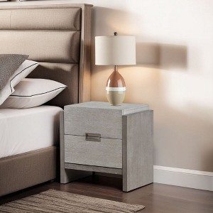 Royal Hampton Nightstand, 2 Drawers, Dustproof Cases - 1 of 4