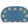 Earth Rugs Starfish Oval Patch Rug – 20x30 Hand-Braided Coastal Jute Mat with Nautical Sea Life Design - 3 of 3