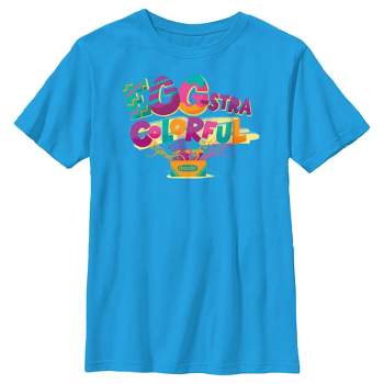 Boy's Crayola Easter Egg-Stra Colorful  T-Shirt - Turquoise - Medium
