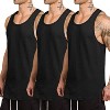 COOFANDY Men's 3 Pack Quick Dry Workout Tank Top Gym Muscle Tee Fitness Bodybuilding Sleeveless T Shirt - 2 of 4
