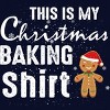 Junior's Design By Humans Gingerbread Christmas Baking Shirt By shirtpublic T-Shirt - 2 of 3