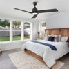Warmiplanet 52"Ceiling Fans with Lights and Remote Control, DC Motor,Black, 3 Blades - 3 of 4