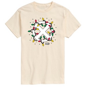 Men's - Marvel - Holiday Xmen Logo Short Sleeve Graphic T-Shirt - 1 of 3