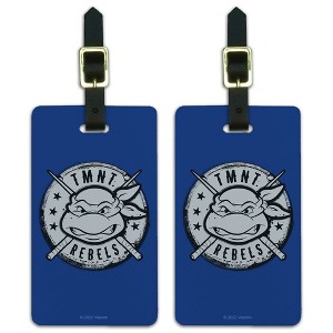 TMNT Rebels Badge Luggage ID Tags Set of 2 - 1 of 4