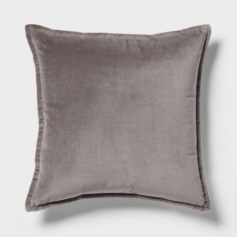Cotton Velvet with Linen Reverse Oblong Dec Pillow - Threshold™, 1 of 5