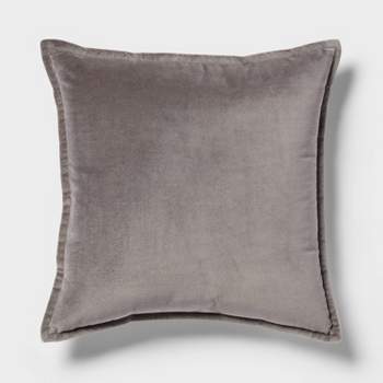 Trad Cotton Velvet with Linen Reverse Oblong Dec Pillow - Threshold™