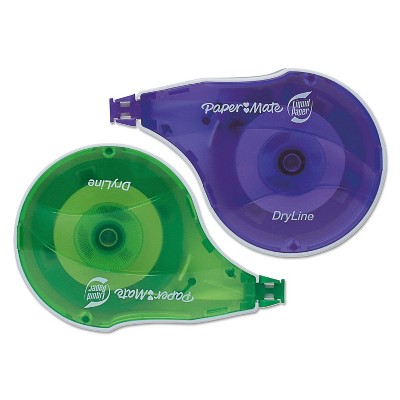 Liquid Paper DryLine Correction Tape Non-Refillable 1/6" x 472" 10/Pack 6137406
