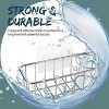 LunaLulinlk Stainless Steel Kitchen Sink Caddy Organizer With Self Adhesive Hooks Over The Sink Drying Basket Rack - 4 of 4
