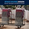 Alamont 10pk Plastic Folding Chairs - 2 of 4
