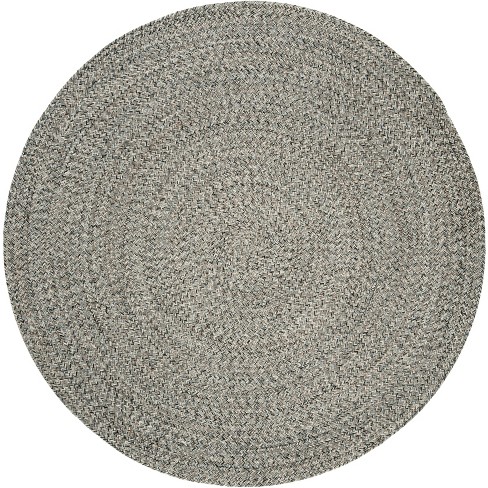 Braided Brd903 Hand Woven Area Rug - Beige/ivory - 5' Round