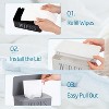 3 Pack Baby Wipes Dispenser Holder, Refillable Wipe Container for Bathroom Office and Car Storage - 3 of 4