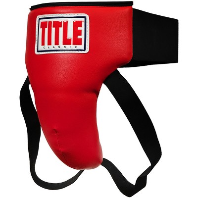 Title Boxing Classic Plus Groin Protector 2.0 - Red/black : Target