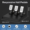 NBCP Racing Wheel with Responsive Hall Pedals & Dual Vibration Feedback for Xbox One, Xbox Series X|S, PS4, PS3, PC, Xbox 360, Nintendo Switch - 2 of 4