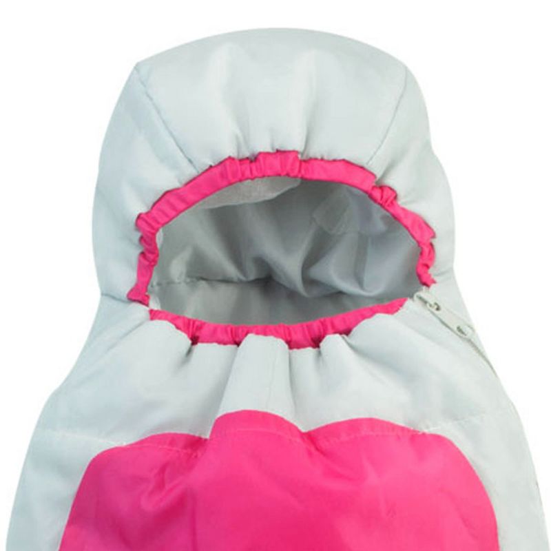 Sophia’s Cocoon Style Camping Sleeping Bag for 18” Dolls, Hot Pink/Gray, 3 of 6