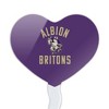 Albion College Britons Logo Heart Love Cupcake Picks Toppers Decoration Set of 6 - 2 of 4