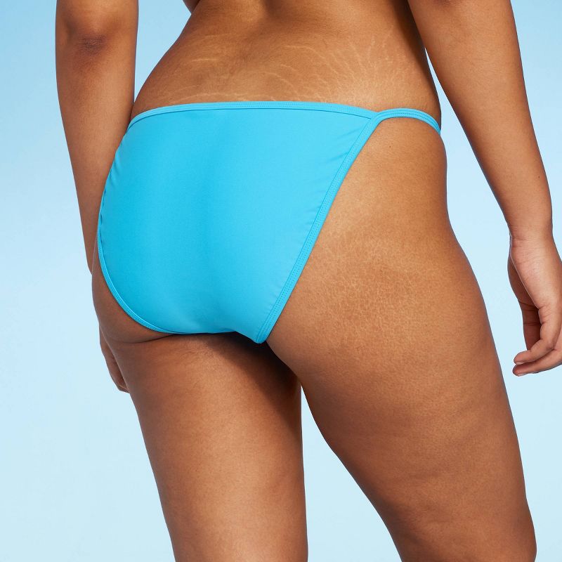 Women's Cheeky Low-Rise High Leg Bikini Bottom - Wild Fable™, 6 of 7