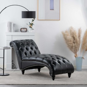 LOVMOR Tufted Armless Chaise Lounge - 1 of 4