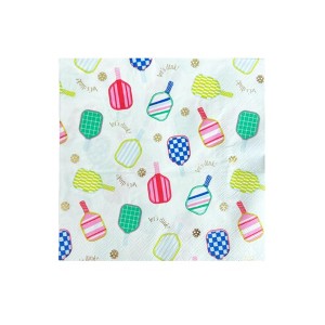 Jollity & Co. - Pickleball Social Club Large Napkins - Pack of 16 Paper Napkins - 1 of 3