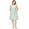 Casual Nights Women's Zipper Front House Dress Sleeveless Seersucker Housecoat Duster Lounger - 2 of 4