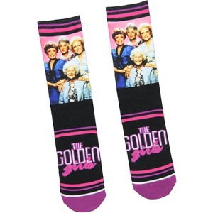 The Golden Girls Group Photo Sublimated Crew Socks - 1 of 4
