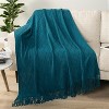 PAVILIA Knit Textured Soft Throw Blanket for Sofa, Living Room Decor, and Bed - 2 of 4