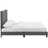 Modway Melanie Queen Tufted Button Upholstered Performance Velvet Platform Bed - Gray - 3 of 4