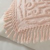 SEVOBAL Bedding Sets, Full/Queen Cotton Chenille Medallion Coverlet with Fringe Detail for Boho Style Bedrooms, Pink, 18.11"*16.14"*5.12" - 3 of 4