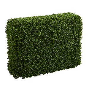 Nearly Natural 41-in Boxwood Artificial Hedge (Indoor/Outdoor) - 1 of 3