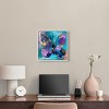 Art Remedy Jewel Toned Butterfly Colorful buterfly and flowers wall art Framed - 2 of 4