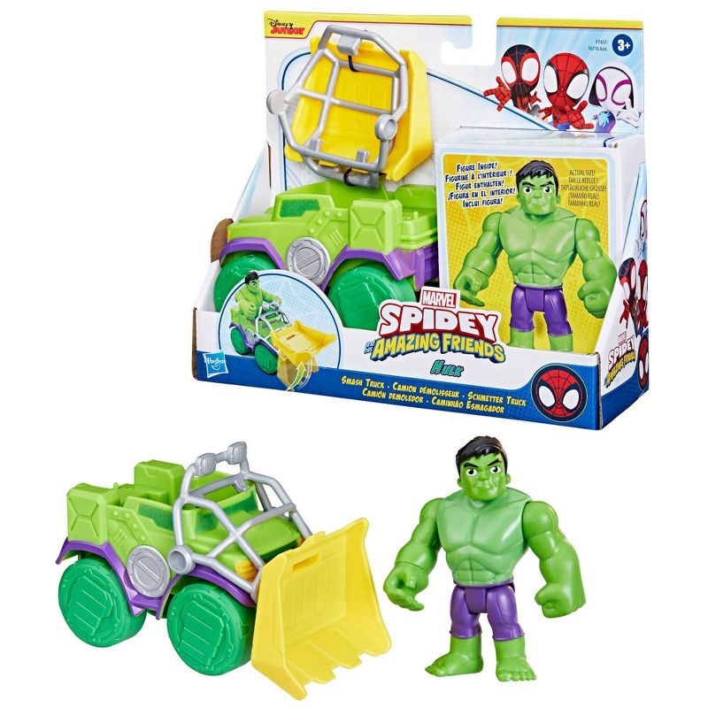 Spidey &#38; Friends Hulk Smash Truck, 4 of 7
