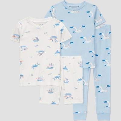 Carter's Just One You® Toddler Boys' 4pc Snug Fit Pajama Set