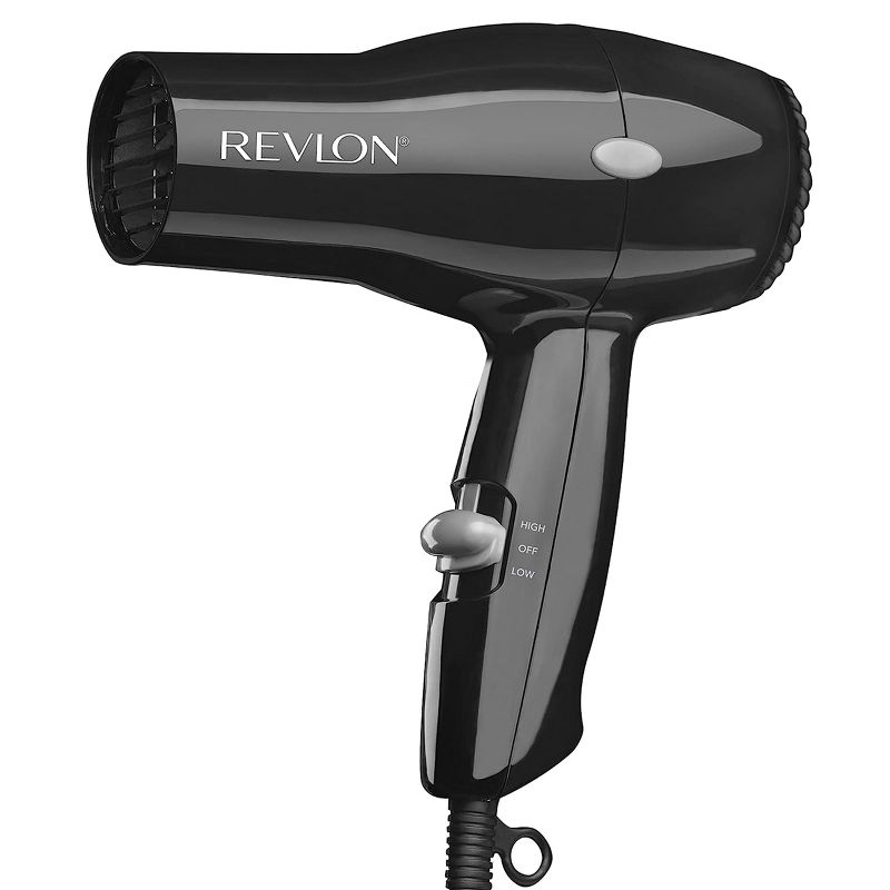 Revlon The Essential Compact Hair Dryer with 2 Heat Settings in Black, 1 of 5