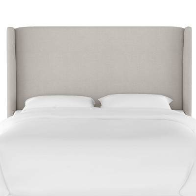 target white headboard