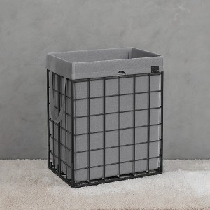 Laundry Hamper, 23.8 Gal. (90L) Laundry Basket, Collapsible Clothes Hamper, Removable and Washable Liner for Bedroom Bathroom - 1 of 4