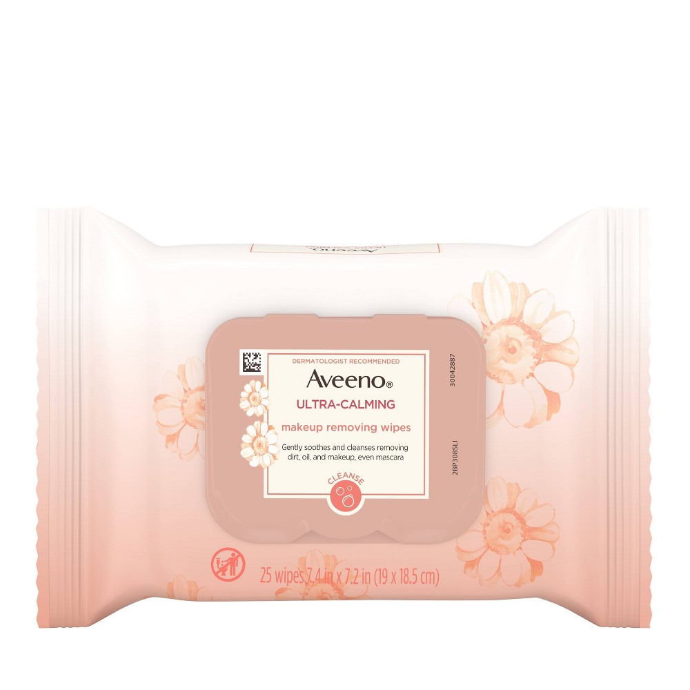 UPC 381371152681 product image for Aveeno Ultra Calming Makeup Removing Wipes - 25ct | upcitemdb.com