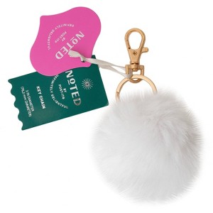 Noted by Post-it Ho Ho Whoa Fuzzy Bag Charm Pouch Gifting - 1 of 4