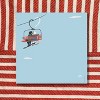 Ski Love 6" x 6" Square Winter Notepad by Ramus & Co (100 Heavyweight Tear-Off Sheets) - 2 of 3