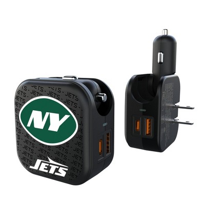NFL AFC Teams Text Backdrop 18-Watt 2 in 1 USB A/C Charger